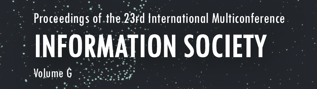 Zbornik 23. međunarodne multikonference INFORMACIJSKO DRUŠTVO